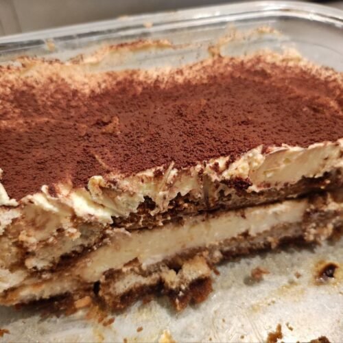 Tiramisu ohne Eier