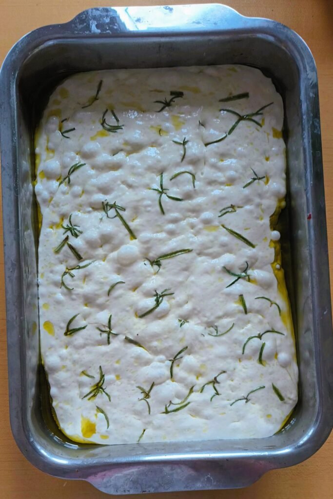 Focaccia mit Sauerteig