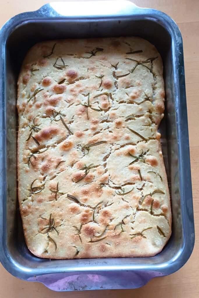 Focaccia mit Sauerteig