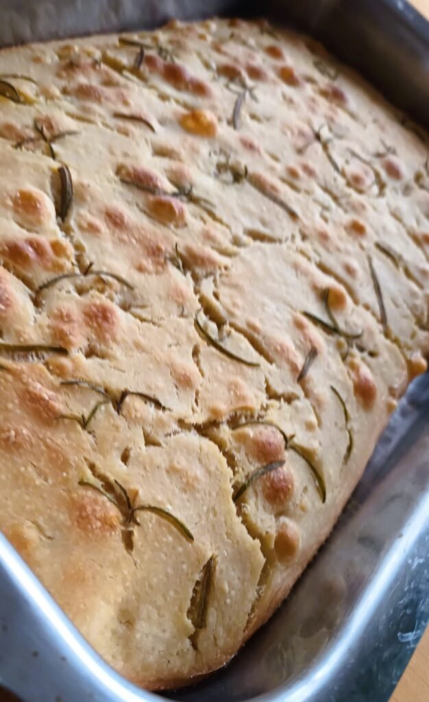 Focaccia mit Sauerteig