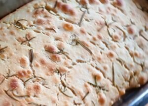 Focaccia mit Sauerteig