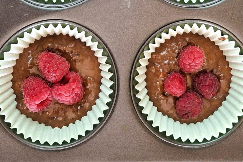 Schoko-Himbeer-Muffins
