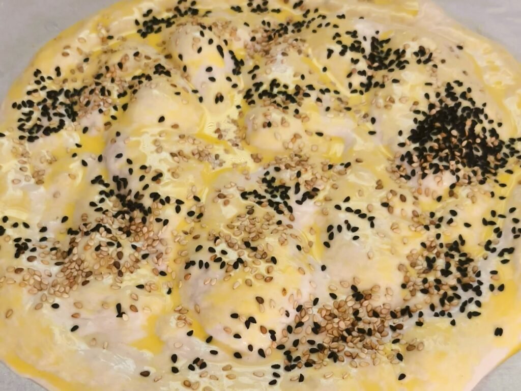 türkische Fladenbrot mit Sauerteig