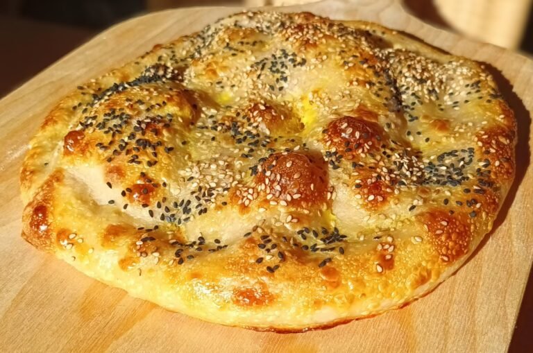 türkischea Fladenbrot mit Sauerteig