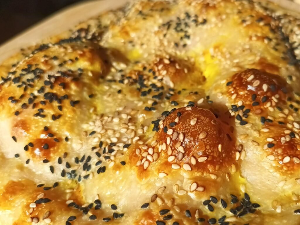 türkisches Fladenbrot mit Sauerteig