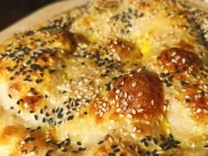 türkisches Fladenbrot mit Sauerteig