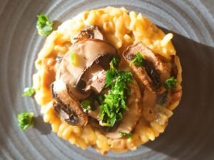 Cremiges Pilzrisotto