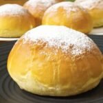 Faschingskrapfen aus dem Backofen mit Vanillecreme