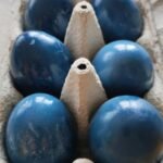 Ostereier natürlich mit Blaukraut färben