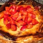 Käsekuchen mit Erdbeeren
