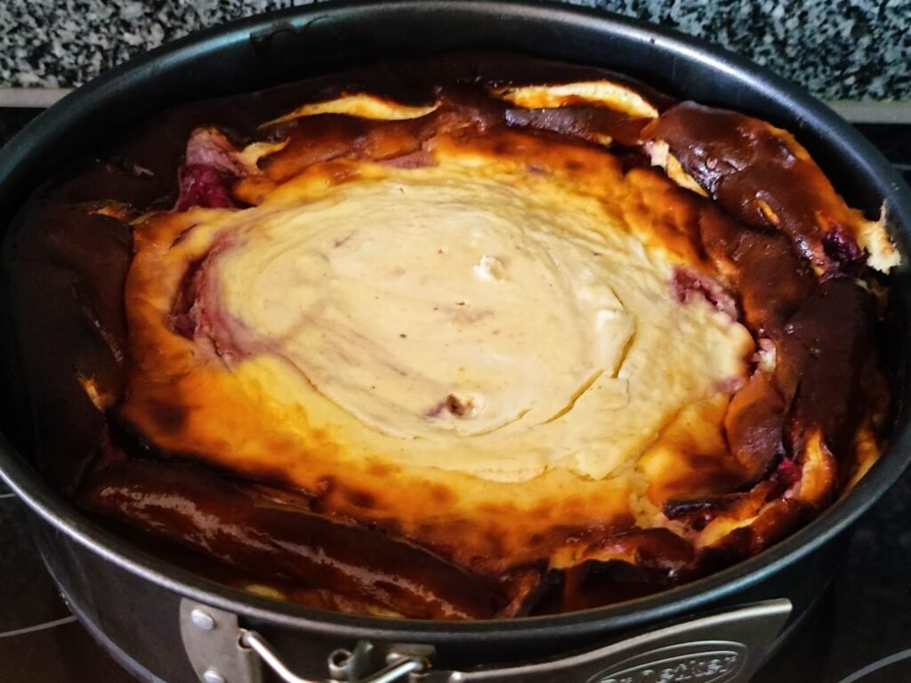 Käsekuchen mit Erdbeeren